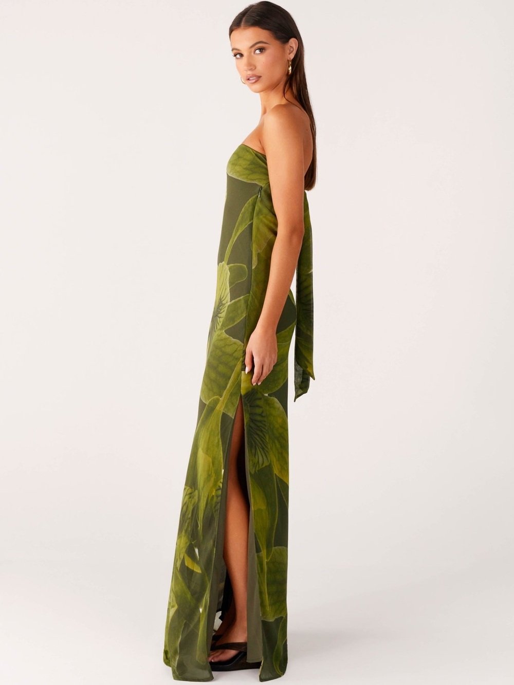 NWT Peppermayo Nettle Maxi Dress in Tropical Floral - Picture 4 of 12